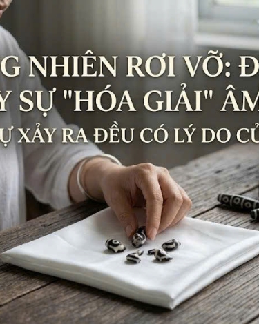 Dzi Bỗng Nhiên Rơi Vỡ: Điềm Báo Xấu Hay Sự "Hóa Giải" Âm Thầm?