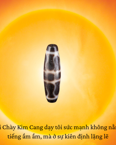 Dzi Chày Kim Cang – Biểu Tượng Quyền Năng Bất Hoại Trong Văn Hóa Tây Tạng