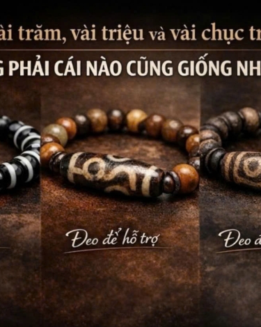 Tại sao cũng là Dzi, mà có cái vài trăm, có cái vài triệu và có cái vài chục triệu?