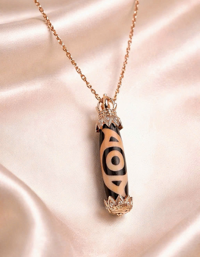 Vòng cổ Dzi Mắt Phượng 