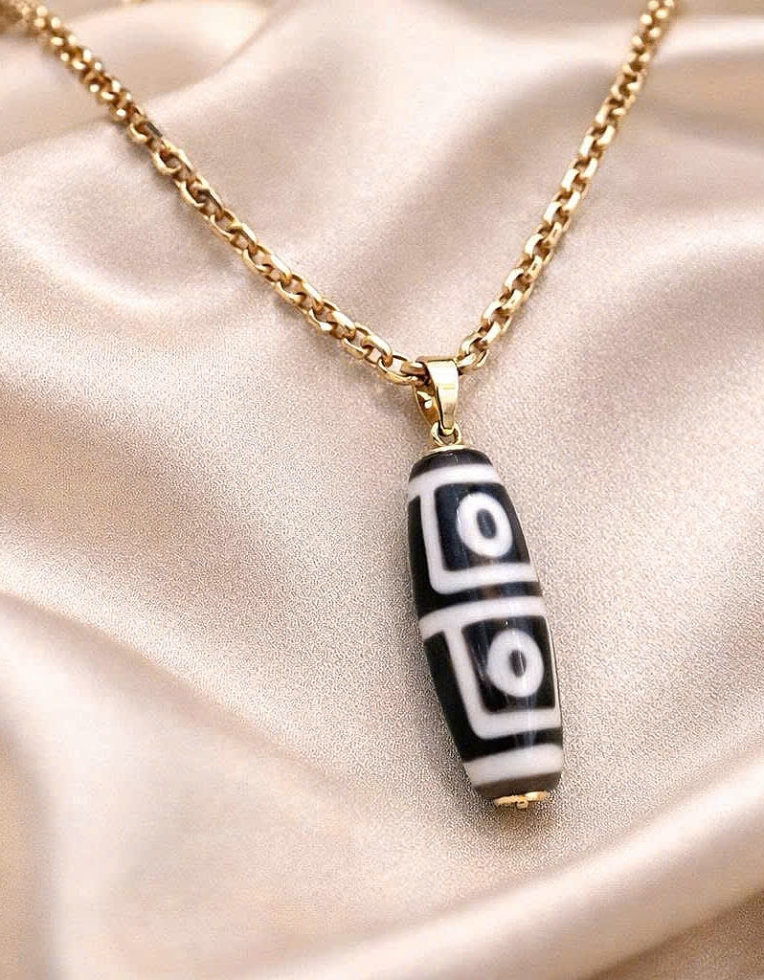 Vòng cổ Dzi 4 Mắt