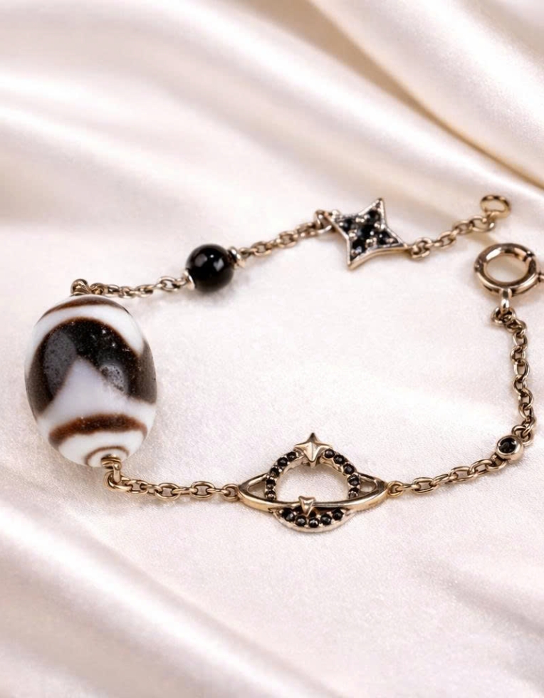 DZI RĂNG HỔ TÂY TẠNG KẾT HỢP BẠC